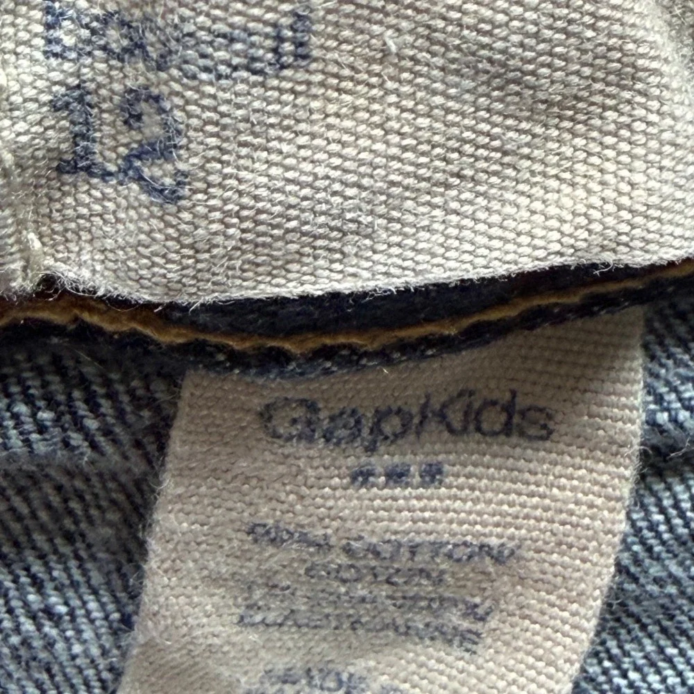 GapKids Bootcut Jeans Girls 12 Blue Stretch Denim Adjustable Waist 1352539